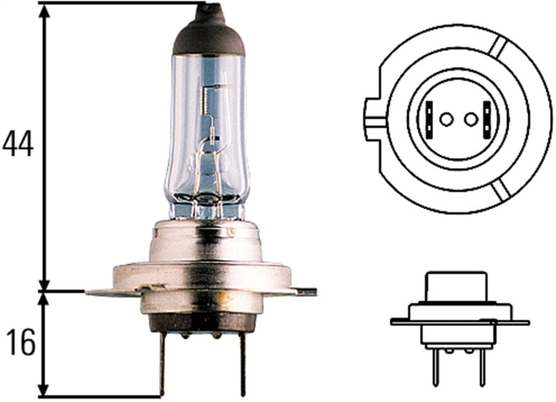 Hella Optilux H7 100W XB Extreme Blue Bulbs (Pair) Hella Bulbs  AXOPROS