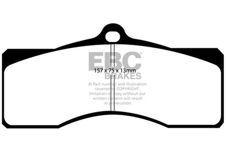 EBC 68-69 Chevrolet Camaro (1st Gen) 4.9 Bluestuff Front Brake Pads EBC Brake Pads - Racing  AXOPROS