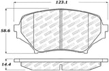 StopTech Performance 06-08 Mazda Miata MX-5 Front Brake Pads Stoptech Brake Pads - Performance  AXOPROS