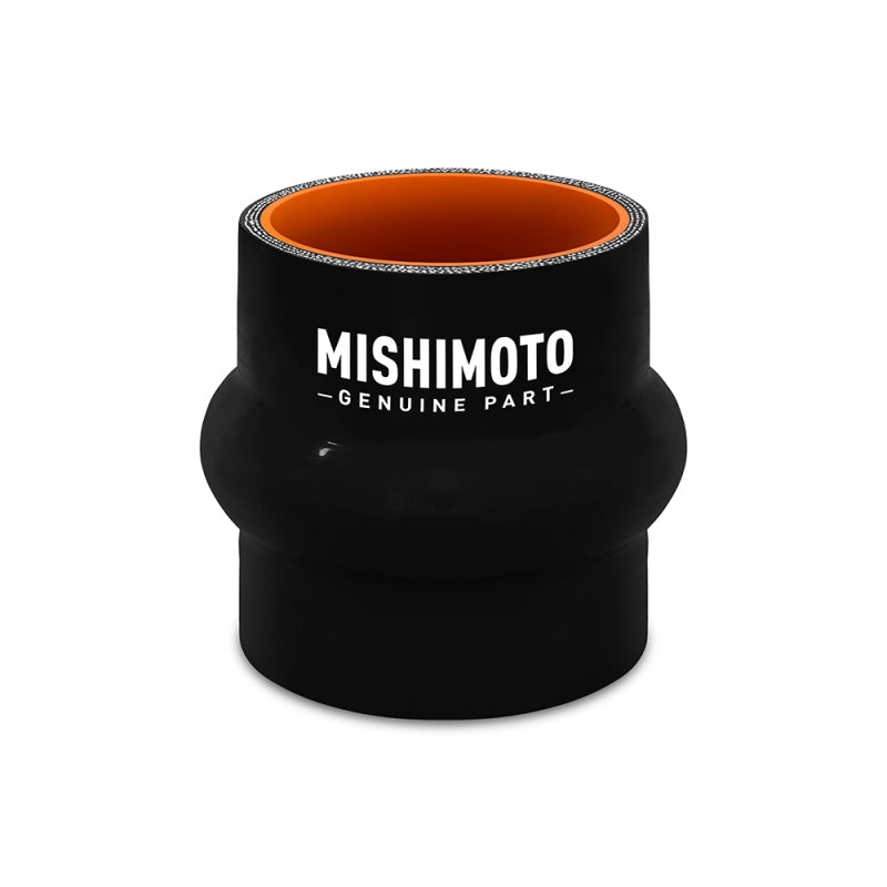 Mishimoto 2.5in Black Hump Hose Coupler Mishimoto Silicone Couplers & Hoses  AXOPROS