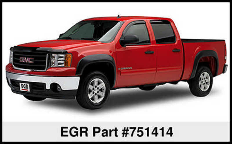 EGR 07-13 GMC Sierra LD 5.8ft Bed Rugged Look Fender Flares - Set (751414) EGR Fender Flares  AXOPROS