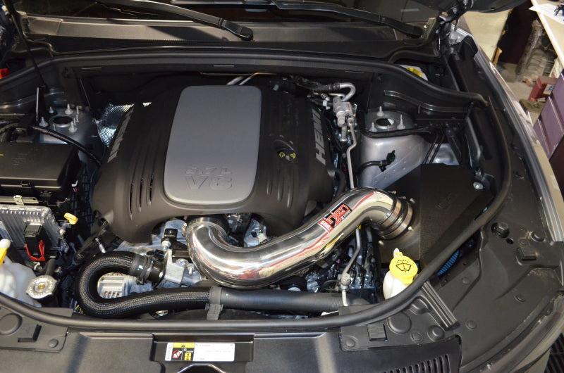 Injen 14-20 Dodge Durango R/T 5.7L V8 Wrinkle Black Power-Flow Air Intake System Injen Cold Air Intakes  AXOPROS