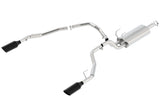 Borla 09-17 Ram 1500 5.7L V8 3in-2.5in Dual Out Pipe 5in Tip S-Type Exhaust Black Chrome Borla Catback  AXOPROS