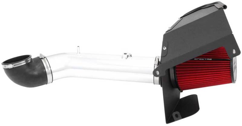 Spectre 11-13 GM 2500HD/3500HD V8-6.0L F/I Air Intake Kit - Polished w/Red Filter Spectre Cold Air Intakes  AXOPROS