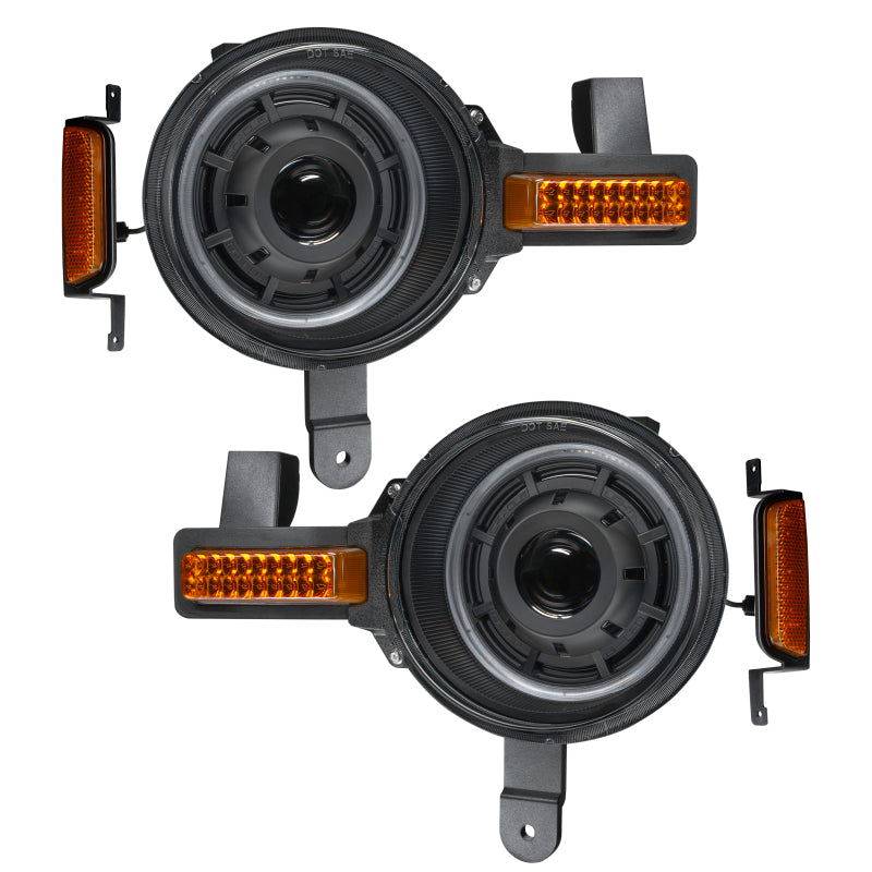 Oracle 2021+ Ford Bronco Oculus  Bi-LED Projector Headlights - Amber/White Switchback ORACLE Lighting Headlights  AXOPROS