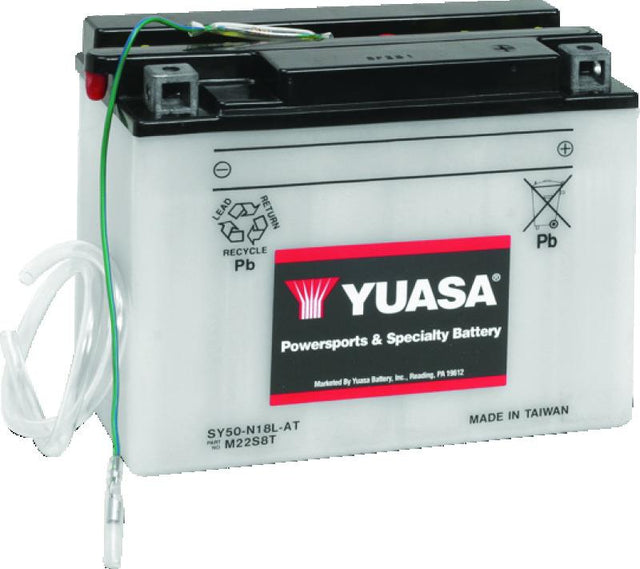 Yuasa Battery Yuasa SY50-N18L-AT Yumicron 12-Volt Battery Batteries aftermarket performance part