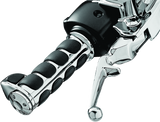 Kuryakyn Premium ISO Grips With Throttle Boss Throttle-By-Wire Chrome Kuryakyn Grips  AXOPROS