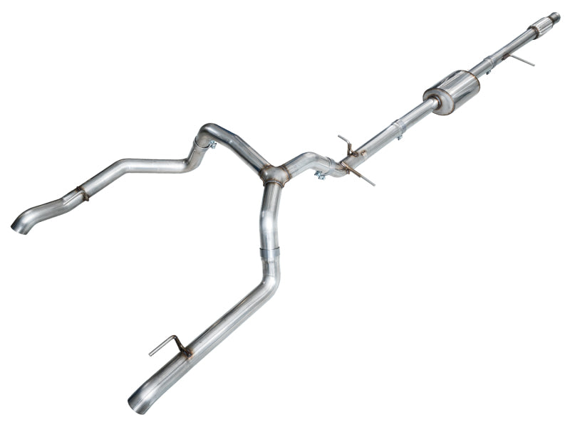 AWE 4th Gen GM 1500 5.3L 0FG Catback Split Rear Exit (w/ Bumper Cutouts) - OE Tips AWE Tuning Catback  AXOPROS