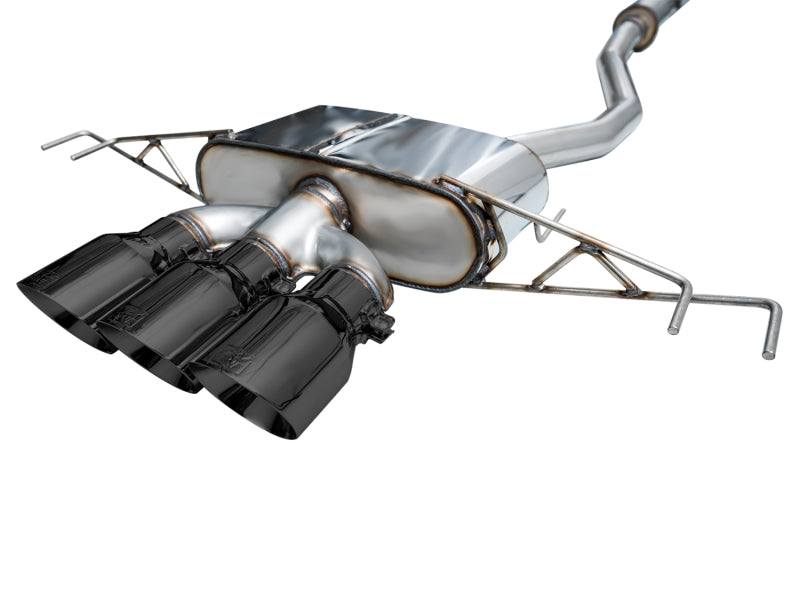 AWE Tuning 2023 Honda Civic Type R FL5 Touring Edition Exhaust w/ Triple Diamond Black Tips AWE Tuning Catback  AXOPROS