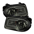 Spyder Chrysler 300C 05-10 Projector Headlights LED DRL Smoke High/Low H7 PRO-YD-C300C-DRL-SM SPYDER Headlights  AXOPROS