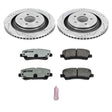 Power Stop 15-19 Ford Mustang Rear Z26 Street Warrior Brake Kit PowerStop Brake Kits - Performance D&S  AXOPROS