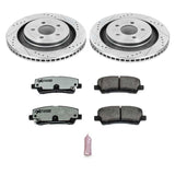 Power Stop 15-19 Ford Mustang Rear Z26 Street Warrior Brake Kit PowerStop Brake Kits - Performance D&S  AXOPROS