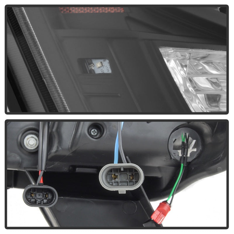Spyder 04-15 Nissan Titan / 04-07 Nissan Armada V2 Projector Headlights - Black PRO-YD-NTI04-DRL-BK SPYDER Headlights  AXOPROS