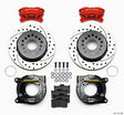 Wilwood Forged Dynalite P/S P-B Kit Drilled-Red Chevy 12 Bolt w/ C-Clips Wilwood Big Brake Kits  AXOPROS