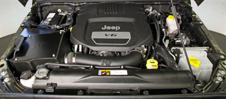 K&N 12-18 Jeep Wrangler 3.6L V6 Performance Intake Kit w/ Snorkel K&N Engineering Cold Air Intakes  AXOPROS
