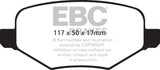 EBC 11+ Ford Explorer 2.0 Turbo 2WD Greenstuff Rear Brake Pads EBC Brake Pads - Performance  AXOPROS