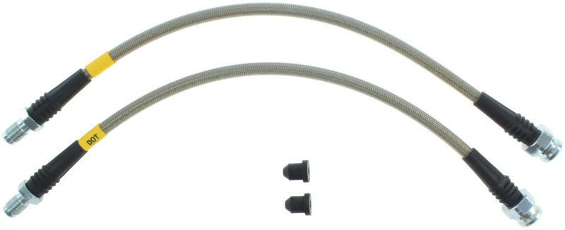 StopTech 00-04 Ferrari F360/04-05 F360 Stradale Rear Stainless Steel Brake Line Kit Stoptech Brake Line Kits  AXOPROS