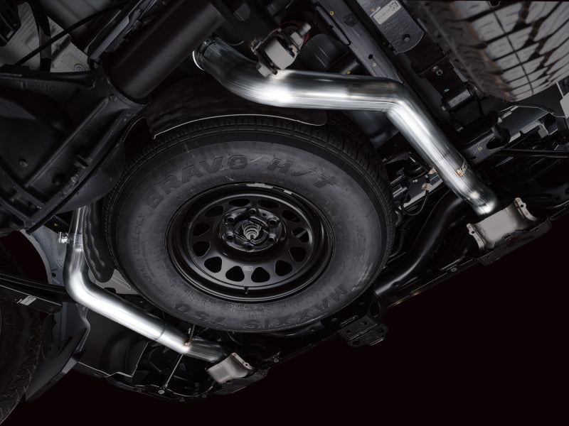 AWE 4th Gen GM 1500 6.2L Catback Split Rear Exit (w/ Bumper Cutouts) - OE Tips AWE Tuning Catback  AXOPROS
