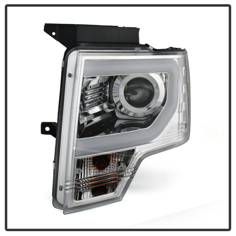 Spyder Ford F150 13-14 Projector Fctry Xenon Model- Light Bar DRL Chrm PRO-YD-FF15013-LBDRL-HID-C SPYDER Headlights  AXOPROS