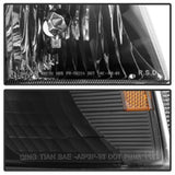 Xtune Ford Ranger 93-97 Crystal Headlights w/ Corner Lights 4pcs Sets Black HD-JH-FR93-SET-BK SPYDER Headlights  AXOPROS