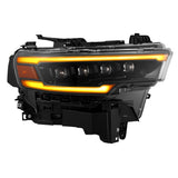 AlphaRex AlphaRex 25-26 Dodge Ram 1500 NOVA LED Proj Headlights- Alpha-Black w/Activ Lit/Seq Signal/Switchbk Headlights aftermarket performance part