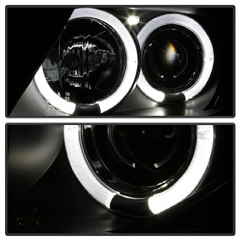 Spyder BMW Z4 03-08 Projector Headlights Halogen Model Only - LED Halo Black PRO-YD-BMWZ403-HL-BK SPYDER Headlights  AXOPROS