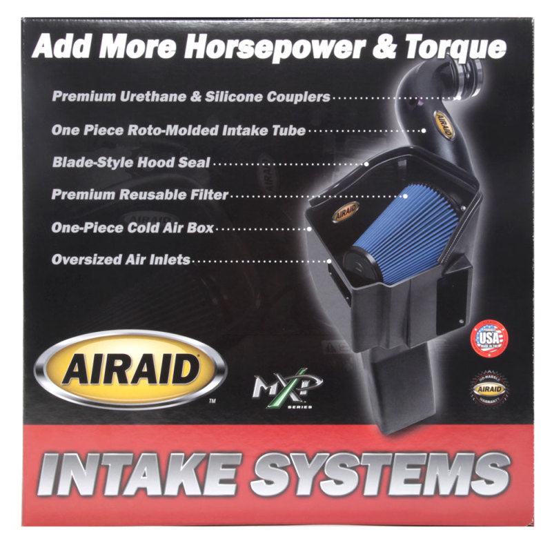 Airaid 11-14 Dodge Charger/Challenger MXP Intake System w/ Tube (Dry / Red Media) Airaid Cold Air Intakes  AXOPROS