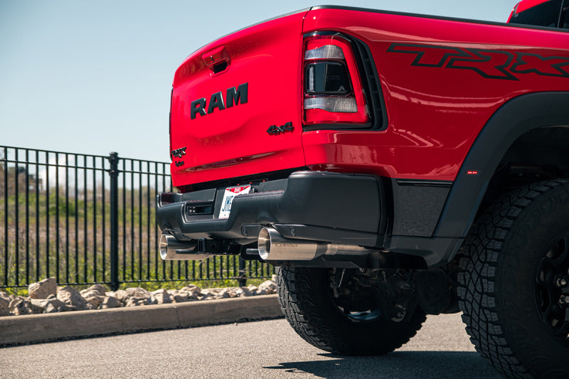 Corsa 2021-2024 Dodge Ram TRX Crew Cab Xtreme Catback Exhaust Dual Rear Black Tip CORSA Performance Catback  AXOPROS