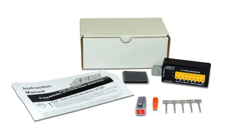 AEM 8 Channel K-Type Thermocouple EGT CAN Module AEM Data Acquisition  AXOPROS