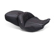 Mustang 23-25 Harley CVO Road Glide (ST) Super Touring Standard Reach One-Piece, 2 UP Black Mustang Motorcycle Solo Motorcycle Seats  AXOPROS