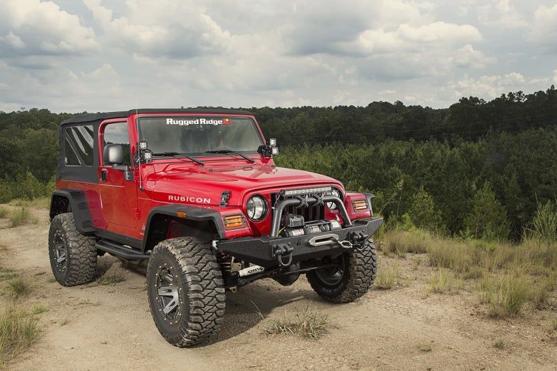 Rugged Ridge Hurricane Fender Flare Kit 97-06 Jeep Wrangler TJ Rugged Ridge Fender Flares  AXOPROS