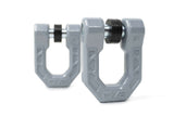 DV8 Offroad Elite Series D-Ring Shackles - Pair (Gray) DV8 Offroad Bumper Accessories  AXOPROS