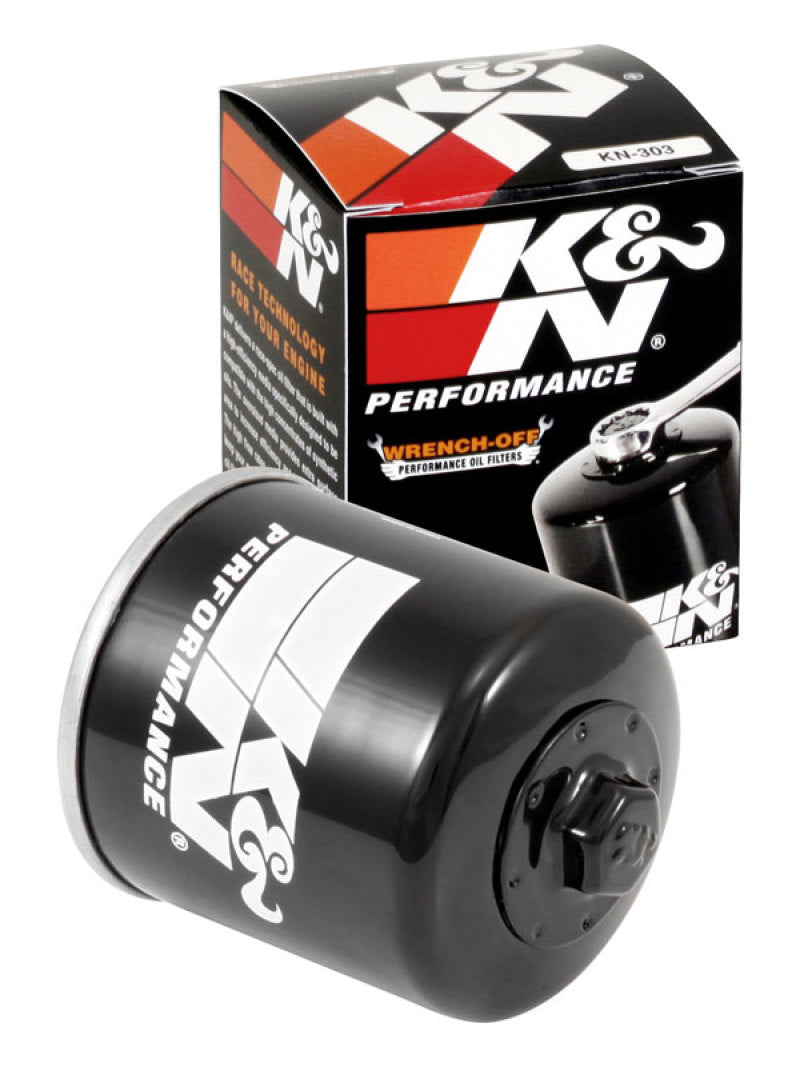 K&N Honda / Kawasaki / Yamaha / Polaris / Victory 2.688in OD x 3.344in H Oil Filter K&N Engineering Oil Filters  AXOPROS