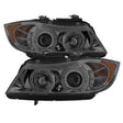 Spyder BMW E90 3-Series 06-08 (4 dr) Proj LED Halo Amber Reflctr Rplc Bulb Smke PRO-YD-BMWE9005-AM-S SPYDER Headlights  AXOPROS