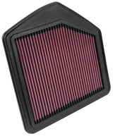 K&N Replacement Panel Air Filter for 2015 Hyundai Genesis Sedan 5.0L V8 (Right) K&N Engineering Air Filters - Drop In  AXOPROS