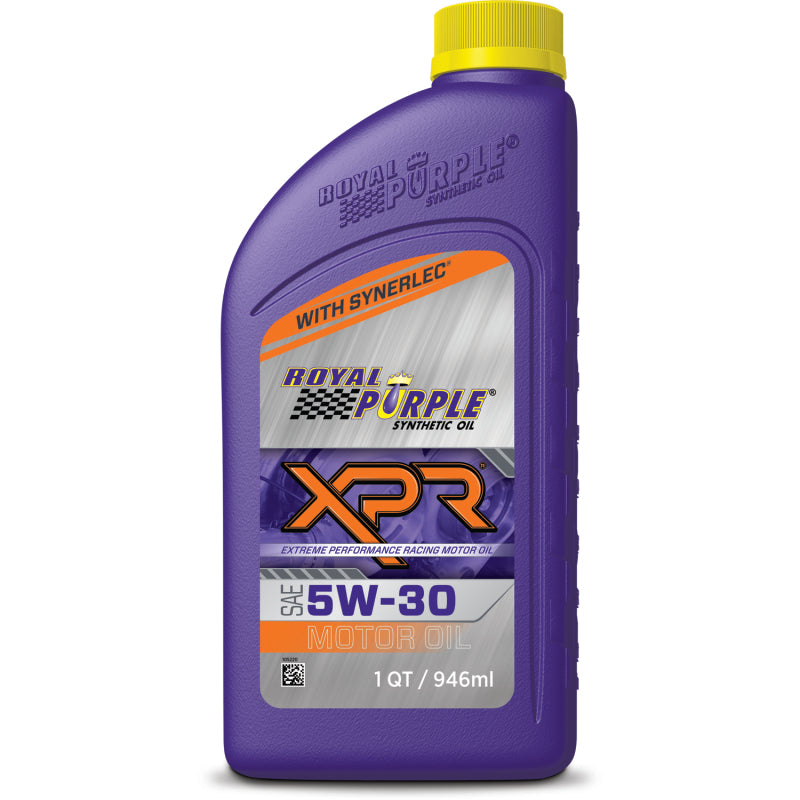 Royal Purple XPR Synthetic Extreme Performance 5W-30 Racing Oil - 1 Quart Royal Purple Motor Oils  AXOPROS
