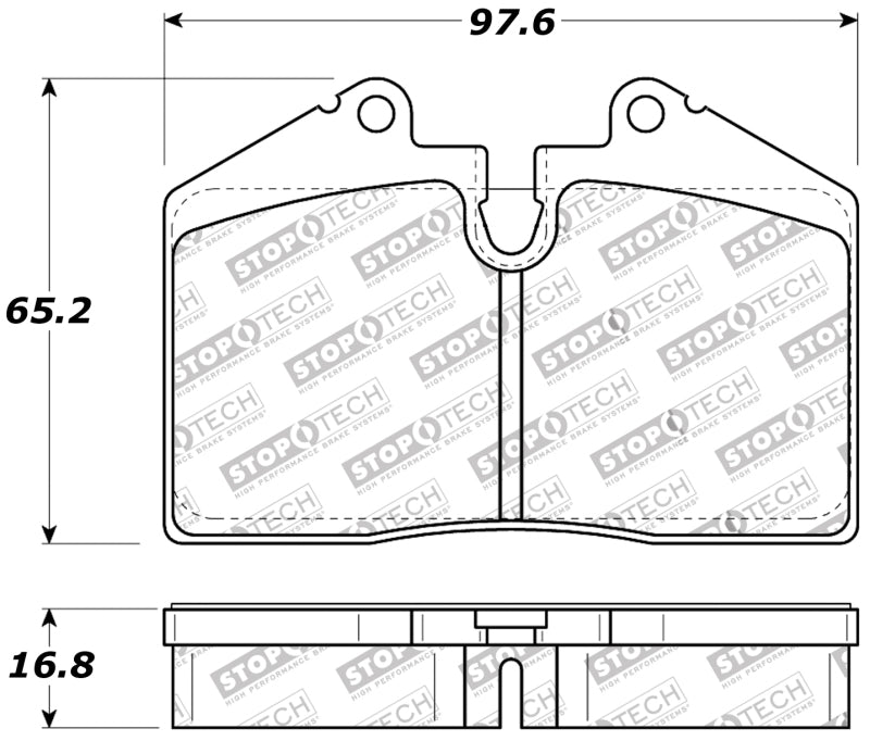 StopTech Performance Pad Stoptech Brake Pads - Performance  AXOPROS