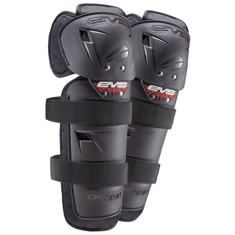 EVS Option Knee Guard Black - Youth EVS Body Protection  AXOPROS