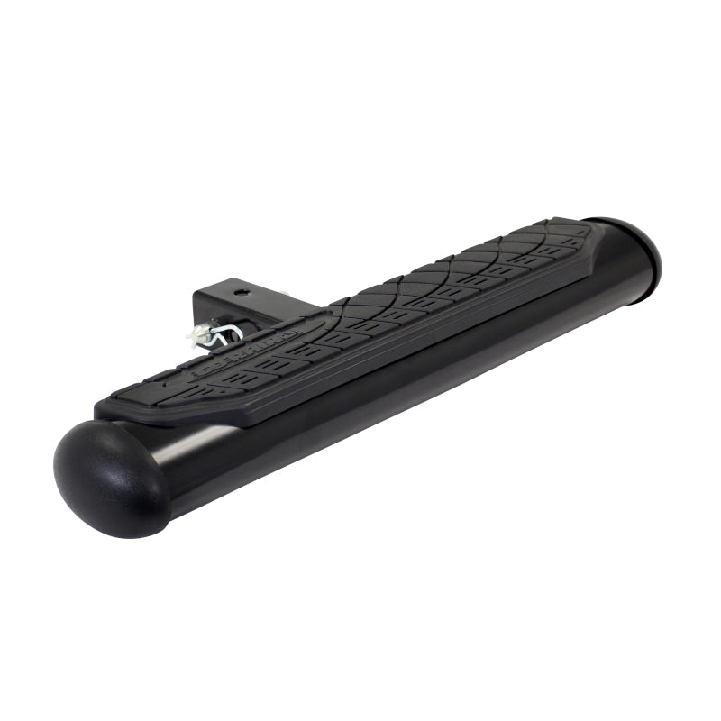 Go Rhino 4in Oval Hitch Step - Black Go Rhino Hitch Accessories  AXOPROS