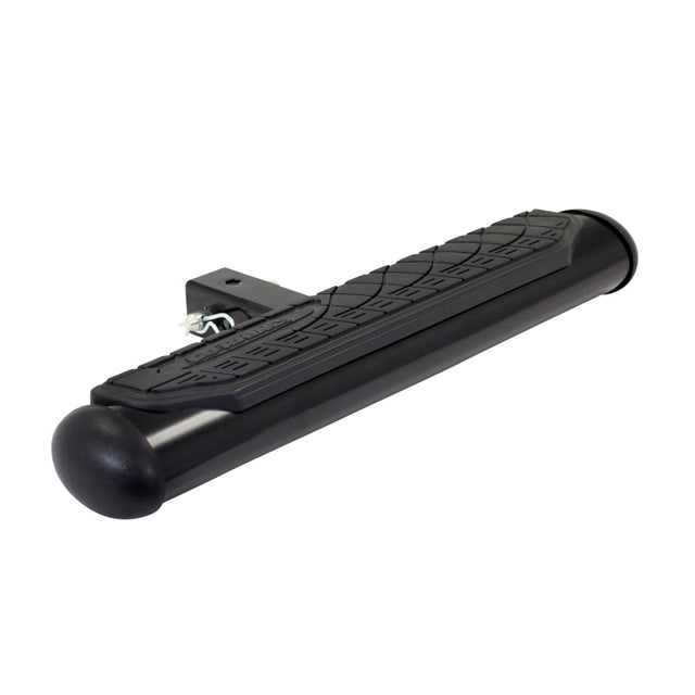 Go Rhino 4in Oval Hitch Step - Black Go Rhino Hitch Accessories  AXOPROS