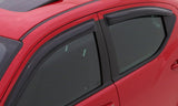 AVS 19-22 Mazda 3 Hatchback Ventvisor Outside Mount Window Deflectors 4pc - Smoke AVS Wind Deflectors  AXOPROS