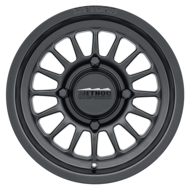 Method MR411 Bead Grip 15x7 / 4+3/13mm Offset / 4x156 / 132mm CB Matte Black Wheel Method Wheels Wheels - Cast  AXOPROS