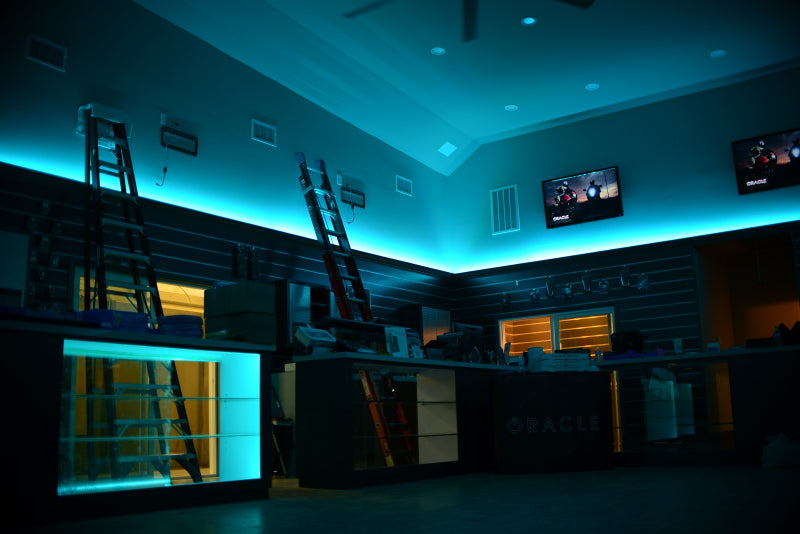 Oracle Exterior Black Flex LED 12in Strip - RGB ColorSHIFT ORACLE Lighting Light Strip LED  AXOPROS