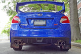 Rally Armor 15-21 Subaru WRX/STI Red UR Mud Flap w/White Logo Rally Armor Mud Flaps  AXOPROS