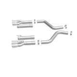 MagnaFlow Axle-Back, SS, 3in, Quad Split Rear 3.5 Tips 2015 Dodge Challenger incl SRT Hellcat Magnaflow Catback  AXOPROS