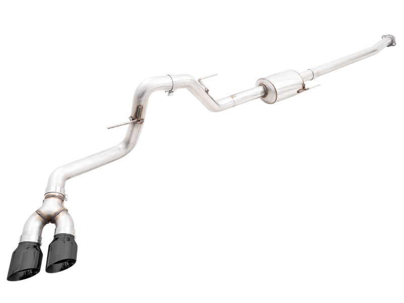 AWE 0FG 21+ Ford F150 Dual Side Exit Cat-Back Exhaust - 4.5in Diamond Black Tips AWE Tuning Catback  AXOPROS