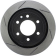 StopTech 2018 Ford F-150 Sport Slotted Rear Right Brake Rotor Stoptech Brake Rotors - Slotted  AXOPROS