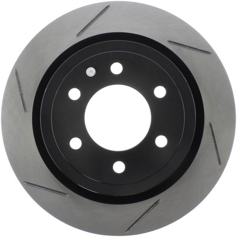 StopTech 2018 Ford F-150 Sport Slotted Rear Right Brake Rotor Stoptech Brake Rotors - Slotted  AXOPROS