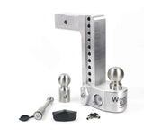Weigh Safe Weigh Safe 10in Drop Hitch w/Built-in Scale & 2.5in Shank (10K/18.5K GTWR) w/WS05 - Aluminum Hitch Ball Mounts aftermarket performance part