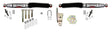 Skyjacker 1994-1997 Dodge Ram 1500 4 Wheel Drive Steering Damper Kit Skyjacker Steering Dampers  AXOPROS